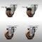 Service Caster 3.5 Inch SS High Temp Glass Filled Nylon Top Plate Caster Total Lock Brake, 2PK SCC-SSTTL20S3514-GFNSHT-2-S-2 - alternate 1
